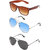 Zyaden Combo of 3 Wayfarer Sunglasses