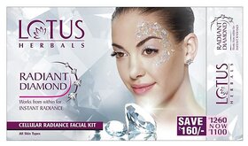 Lotus Herbals Radiant Diamond Facial Kit