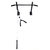 Protoner Dynamic wall mounting Chinup Bar with multiple accessories