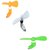 (Pack of 2) V8 mini fans for Smartphones by KSJ Accessories (Assorted Colors)
