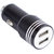 Skycandle 3.1 Amp Dual USB Car Charger for Apple and Android Devices - Black