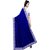 pr creation self design woven  blue velvete and brosso saree daily wear saree with blouse
