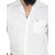 Kandy casual solid linen white shirt for mens