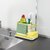 Organized Stand Shelf-draining Sink Tidy Cleaning Caddy Bath Accessories Sink Sponge Holder  (Plastic)