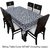 Dream Care Designer  Waterproof Dining Table Cover 6 Seater 60x90 Inches SAMS42