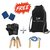 Protoner 20 Kgs + With 4 Rods + 1 Gym Glove + 1 Backpack + 1 Skipping Rope + 1 Hand Gripper Home Gym Package