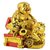 Rebuy Laughing Buddha On Chair With Ingot And Money Coin For Health, Wealth And Happiness