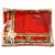 Prem Industries Heavy QualityNon Woven Designer Bow Saree Packing Covers / Wedding Saree Packing Bags  (With Zip Lock) Khaki Print Gold Colour Set of 12 Pcs