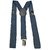 Sunshopping unisex navy blue stretchable suspender
