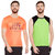 Masch Sports Mens Polyester Printed & Colourblocked T-Shirts - Pack of 2