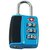 3 Digit Security luggage Padlock Best For International Travelling Multi Color - 552