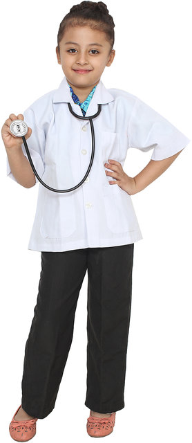Buy Dress to Impress DC1003 Unisex Kids Doctor Coat Costumes dress for boys  & girls Set of 4 (Doctor Coat, Stethoscope, Injections & Surgical Masks)  Online at Low Prices in India -