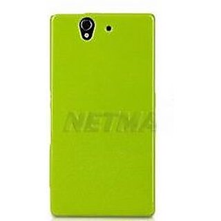                       Silicone back Case skin Cover for sony Xperia Z - green                                              