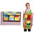 Stylish Design Fridge Top Cover with Apron (pack of 2) A-08