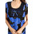 Be You Blue Floral Women's Night Gown