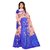 Fabwomen Multicolor Bhagalpuri Silk Printed Saree With Blouse