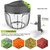Home Puff 3 Blades Vegetable Chopper, Cutter With Storage Lid (650ml)
