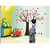 Removable Tree Owl Wall Stickers Home Decor - Multicolor