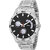 Love Collection Black Best Silver Metal Strep Fogg Latest Designing Stylist Looking Professional Analog Watch For Men