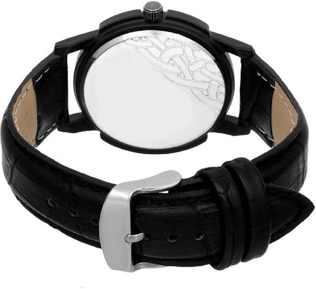 SWADESI STUFF Analogue Black Dial Leather Strap Mahadev Watch for Men and  Boy : Amazon.in: Fashion