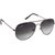 Ivy Vacker Black UV Protection Aviator Sunglasses(av013)