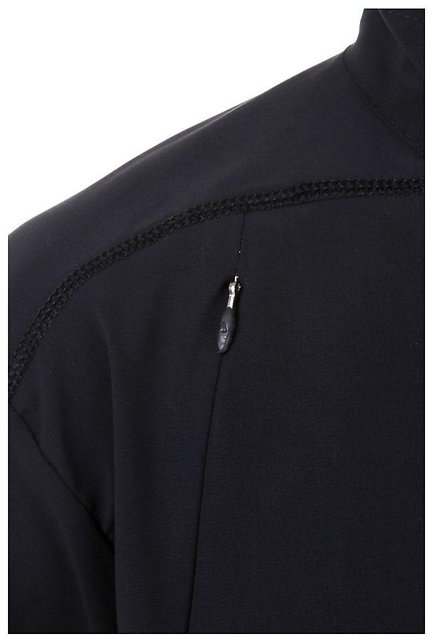 nike black polyester terry jacket