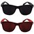 Meia Black Brown Uv Protection Non-metal Wayfarer Sunglasses For Women 