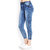Rock Hudson Women's Denim Jeans - Contemporary Regular Fit Denims for Women - Washed Mid Rise Ankle Length Jeans -  Badal Wash
