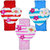 Crochet Cutwork Flower Baby Headband ( Red, Pink, Blue, Pink, Purple, Yellow ) 6 Pcs Set
