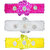 Crochet Cutwork Flower Baby Headband ( Pink, White, Yellow ) 3 Pcs Set