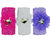 Crochet Cutwork Flower Baby Headband ( Red, Pink, Blue, Pink, White, Purple ) 6 Pcs Set