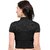Janasya Women's Cotton Lycra Stretchable Readymade Blouse (BL044-66BLACK)