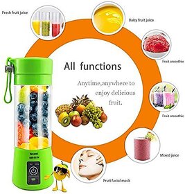 SAIMA Portable Usb Juicer Blender 380Ml Bottle With Rechargeable Battery  Usb Cable