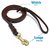 W9 High Quality 5.75  Feet Pet Braided Dog Training Lead Rope Leash With Brass Hook For Walking  Training