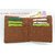 Newage slim  Soft TAN vertical fold wallet