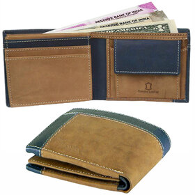 Tamanna Men Brown Genuine Leather Wallet  (6 Card Slots)