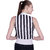 Peppytone,Black and White Striped Poly-gorgette patch Vest with poly-knit lining suitable for casual wear.