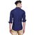 X-CROSS Navy Blue Regular Fit Formal Shirt (XCR-N-SHIRT-NAVYBLU-3)