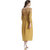 Texco Women Mustard Summer cool Boat neck Fashion sleeve Solid Dress