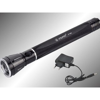 JY SUPER Rechargeable Plastic Led Torch Flashlight