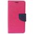 MOBIMON Mercury Diary Wallet Flip Case Cover for RedMi 5A Pink + Tempered Glass Premium Quality