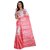 SVB SAREES Blue  Art Silk  Block Print Saree Without Blouse