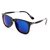TheWhoop Combo UV Protected New Trendy Stylish Mirror Blue And Orange Brown Goggle Wayfarer Sunglasses For Men, Women, G