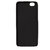 Redfinch Silicon PU Soft Laminated transparent Back Case Cover for Vivo Y 55 (Black)