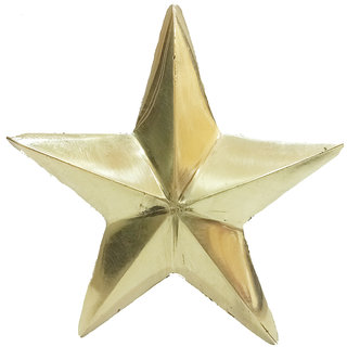Buy STAR SHINE STYLISH AND ROYAL GOLDEN (SET OF 1) BRASS STAR 