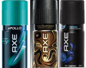 Axe Deo Combo Body Spray For Men - 3 Pcs