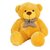 Omex 5 Feet BIG Stuffed Spongy Teddy Bear Cuddles Soft Toy For Girls 152 Cm - YELLOW
