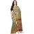 Janasya Women's Beige Katki Silk Plain Saree With Unstitched Blouse