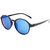 TheWhoop Combo UV Protected New Stylish Mirror Green Wayfarer And Blue Round Goggle Sunglasses For Men , Women