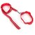 W9 Imported High Quality Nylon Leash With Collar Set For Puppy -1.5 CM-Red